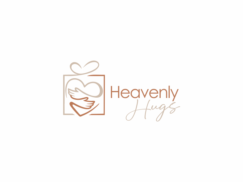 Heavenly Hugs logo design by nikkiblue