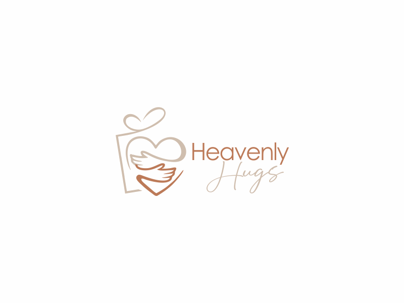 Heavenly Hugs logo design by nikkiblue