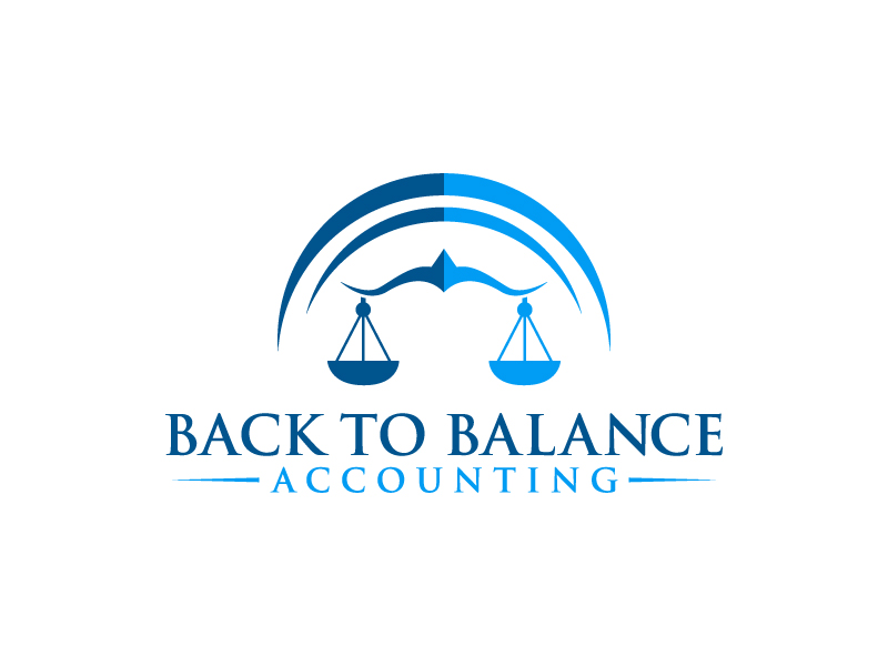 Back to Balance Accounting logo design by gateout