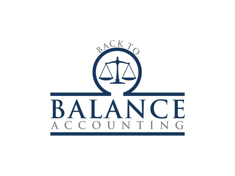 Back to Balance Accounting logo design by zeta