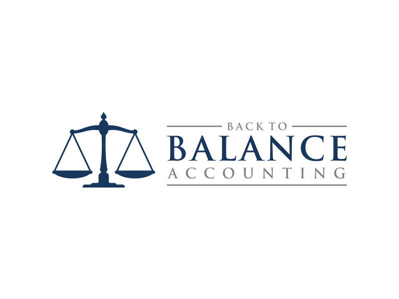Back to Balance Accounting logo design by zeta