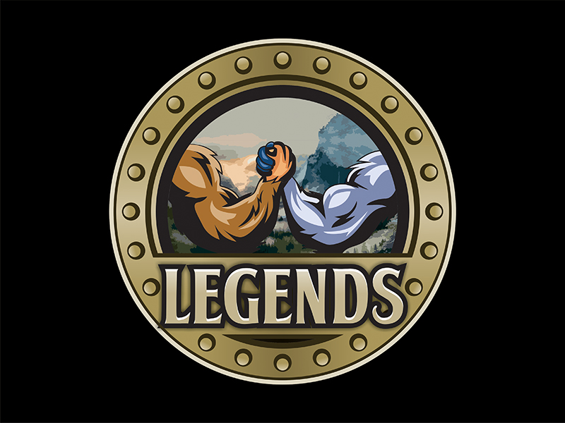 LEGENDS logo design by gitzart