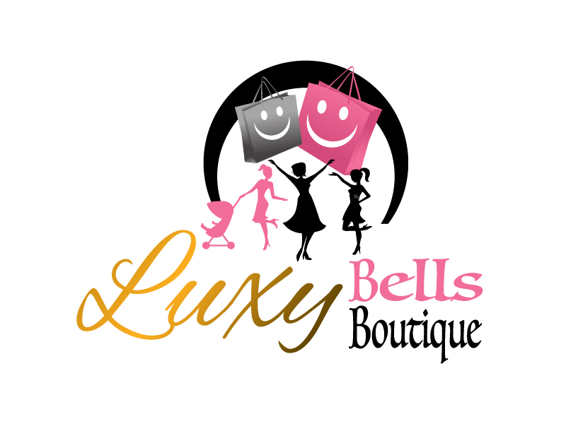 Luxy Bells Boutique logo design by Dawnxisoul393