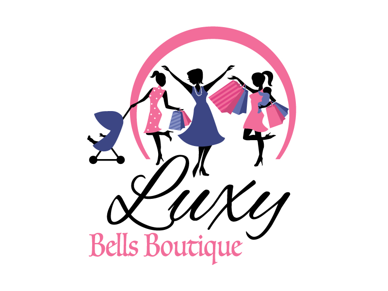 Luxy Bells Boutique logo design by Dawnxisoul393