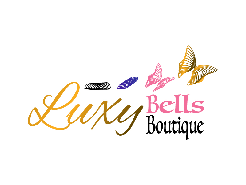 Luxy Bells Boutique logo design by Dawnxisoul393