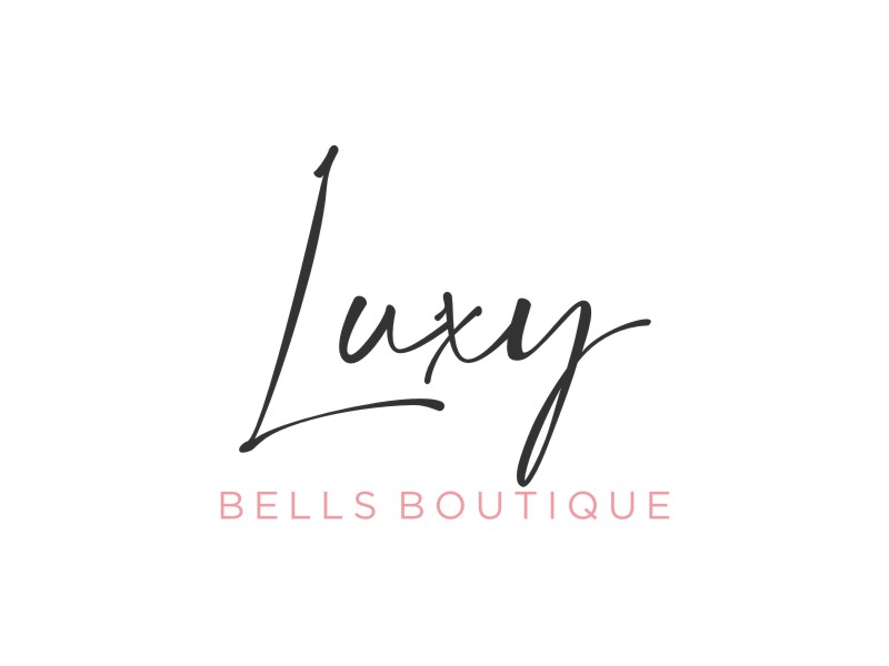 Luxy Bells Boutique logo design by Artomoro