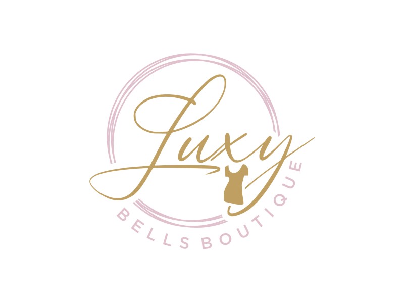 Luxy Bells Boutique logo design by Artomoro