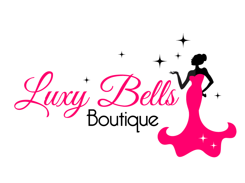 Luxy Bells Boutique logo design by Dawnxisoul393