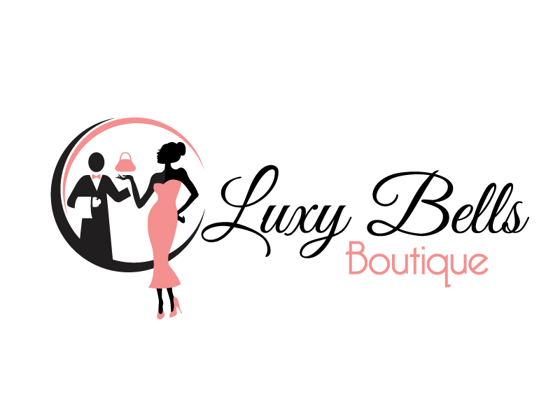 Luxy Bells Boutique logo design by Dawnxisoul393