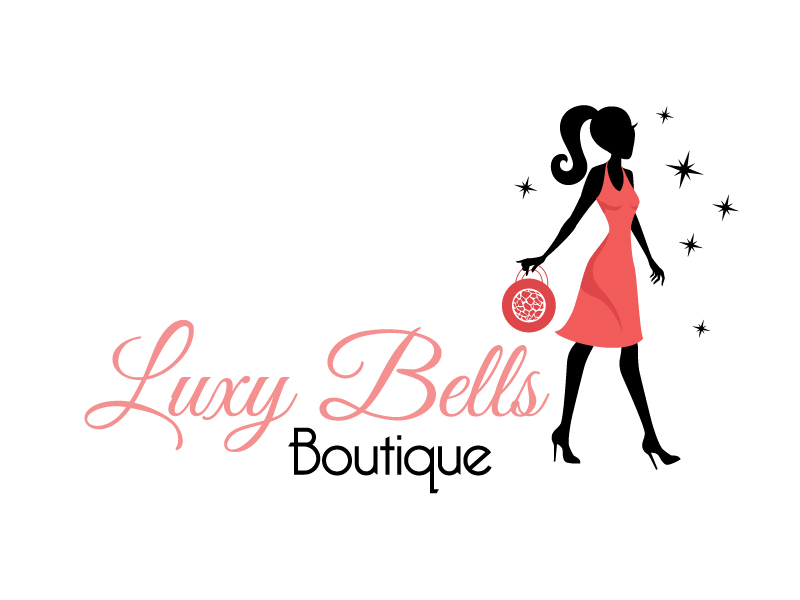 Luxy Bells Boutique logo design by Dawnxisoul393