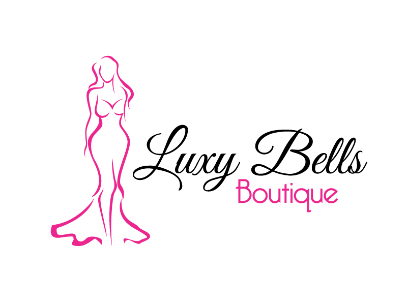 Luxy Bells Boutique logo design by Dawnxisoul393