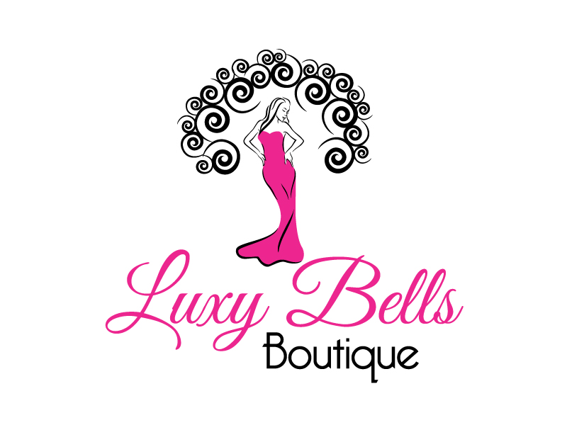 Luxy Bells Boutique logo design by Dawnxisoul393