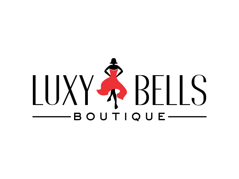 Luxy Bells Boutique logo design by cikiyunn