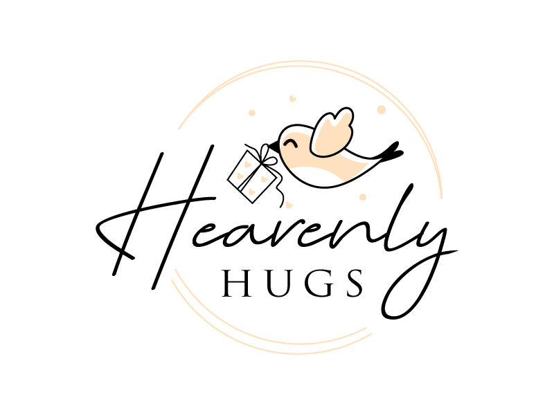 Heavenly Hugs logo design by Bhaskar Shil