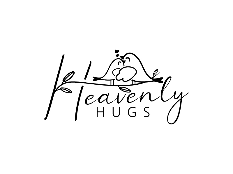 Heavenly Hugs logo design by Bhaskar Shil