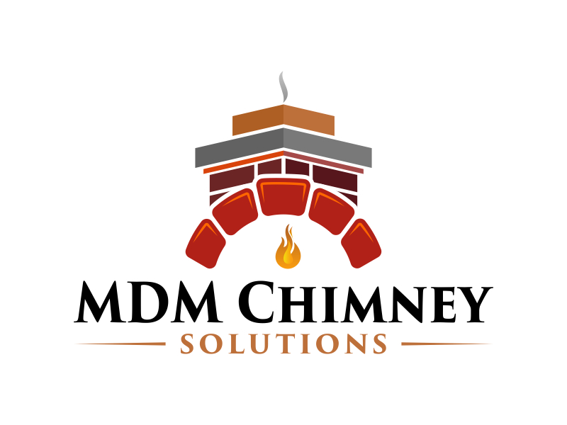 MDM Chimney Solutions logo design by AnandArts