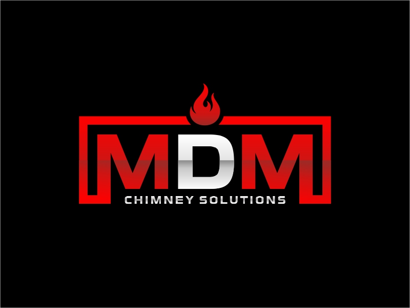 MDM Chimney Solutions logo design by jagologo