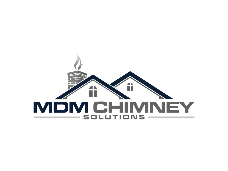 MDM Chimney Solutions logo design by luckyprasetyo