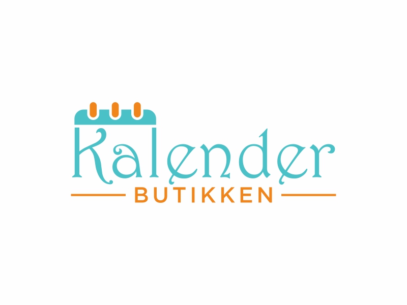 Kalenderbutikken logo design by qqdesigns