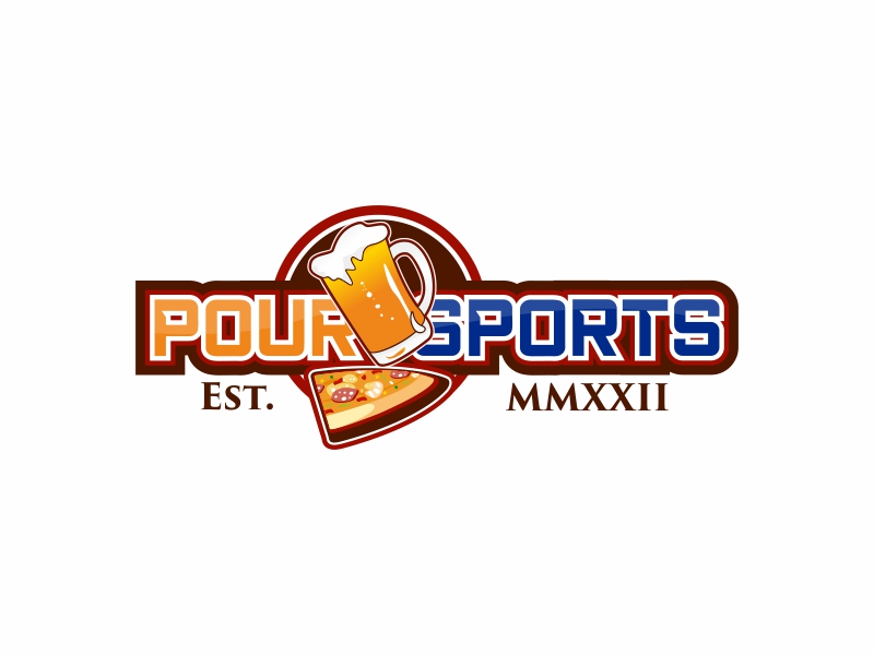 Pour sports logo design by Andri Herdiansyah