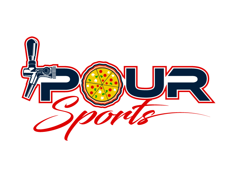 Pour sports logo design by mewlana