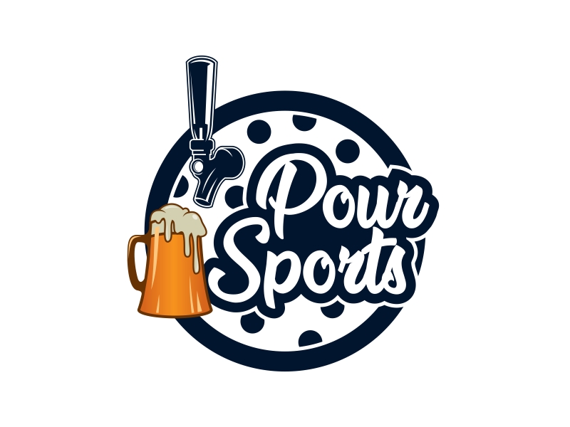 Pour sports logo design by Kruger