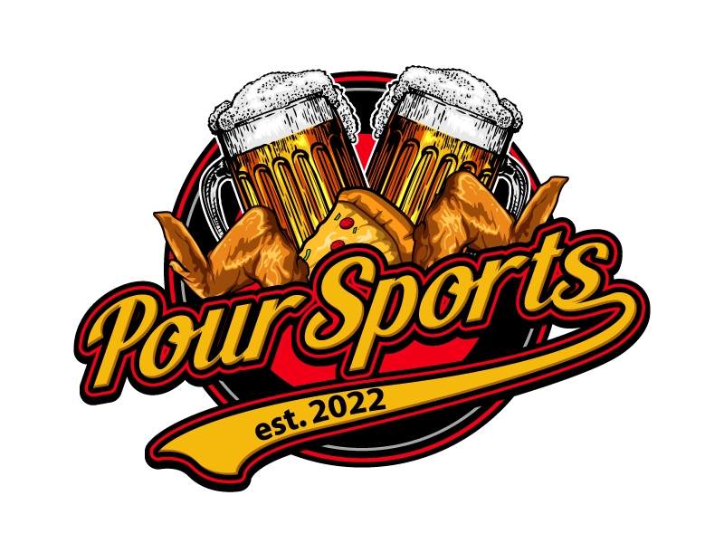 Pour sports logo design by Koushik