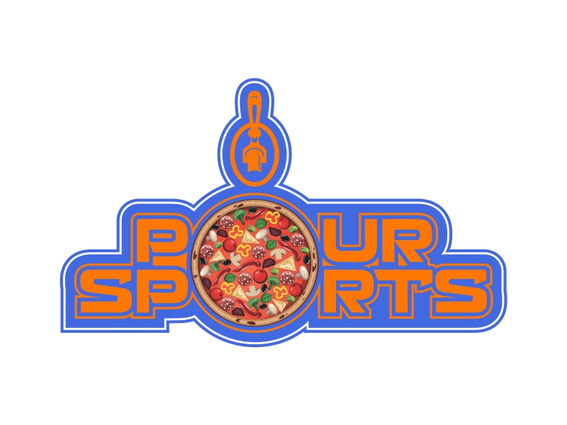 Pour sports logo design by nusa
