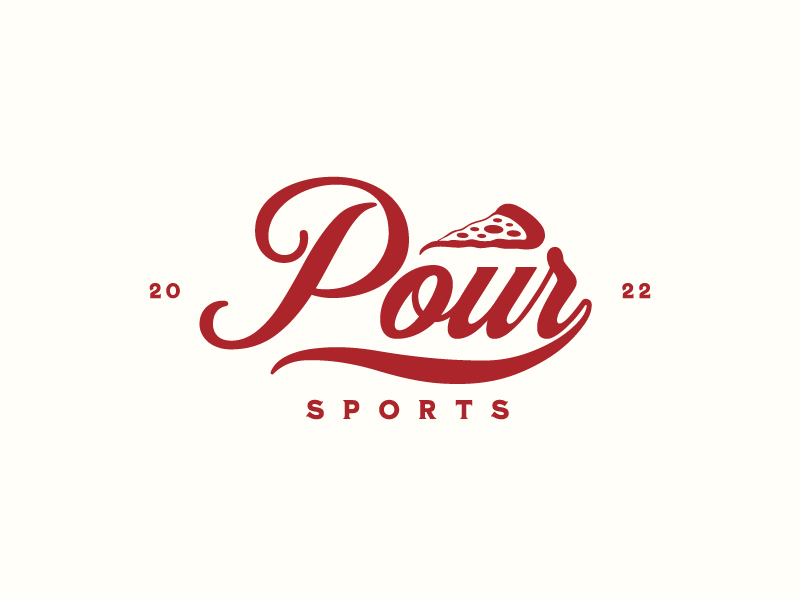 Pour sports logo design by Sami Ur Rab