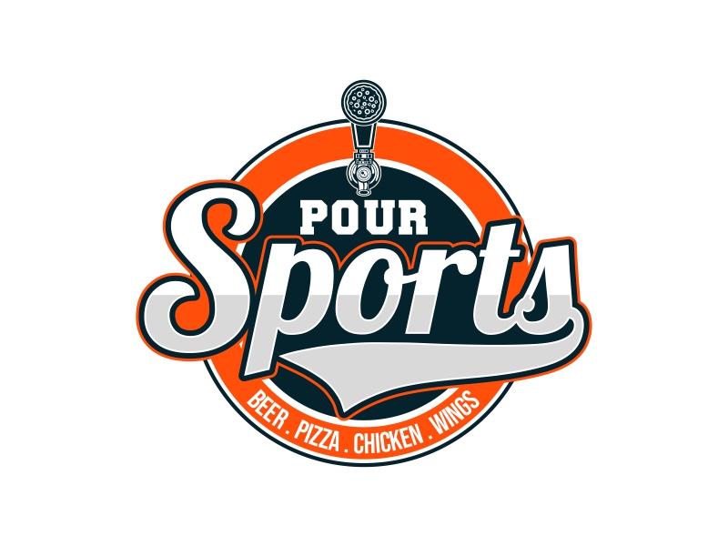 Pour sports logo design by rizuki