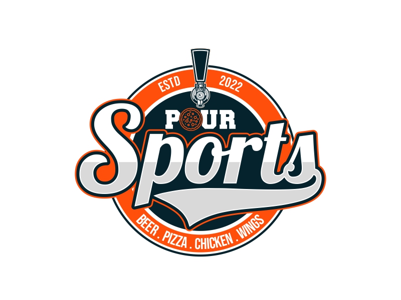 Pour sports logo design by rizuki