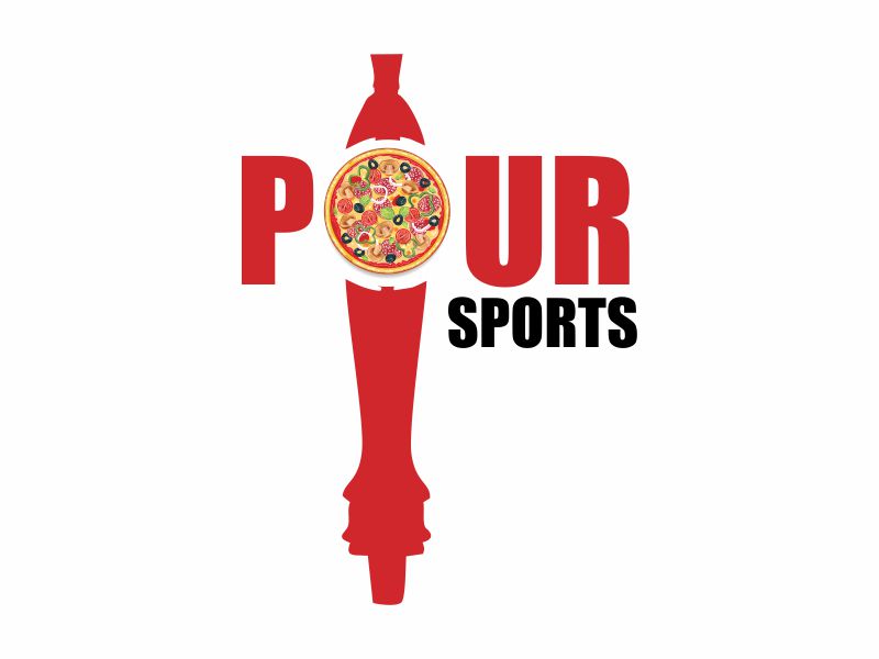 Pour sports logo design by sikas
