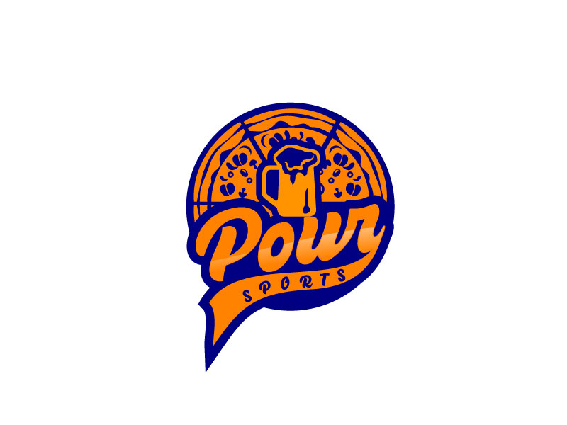 Pour sports logo design by bezalel
