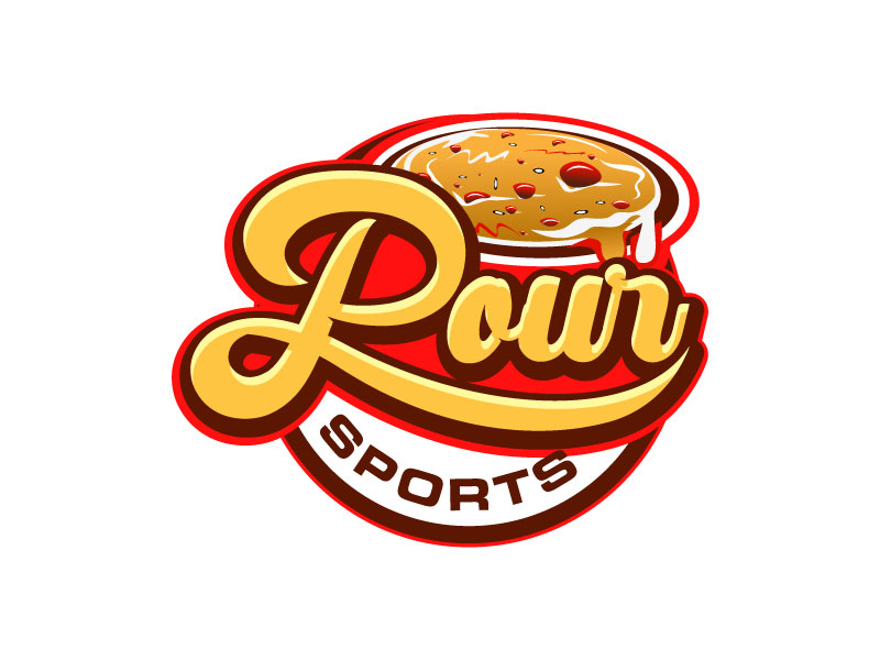 Pour sports logo design by Avijit