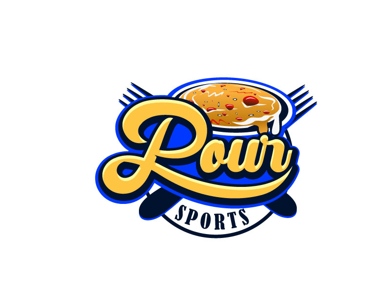 Pour sports logo design by Avijit