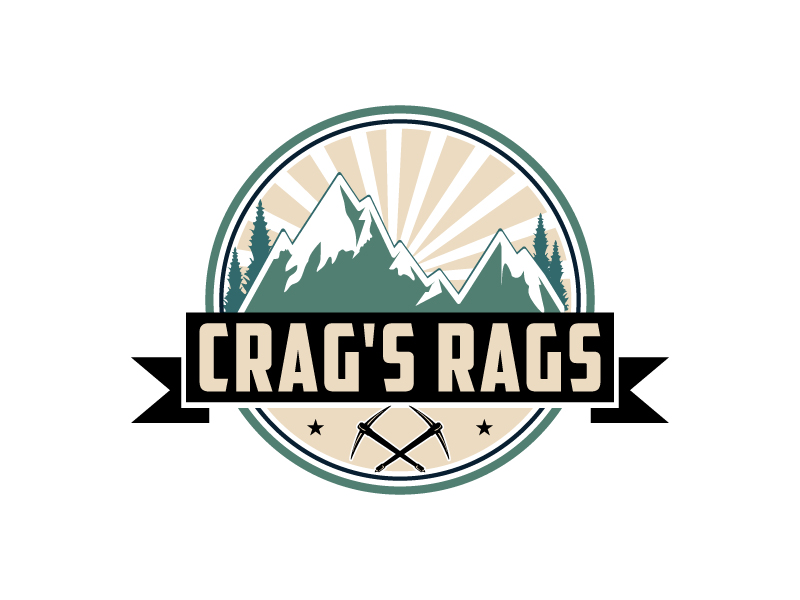 Crag's Rags logo design by subrata