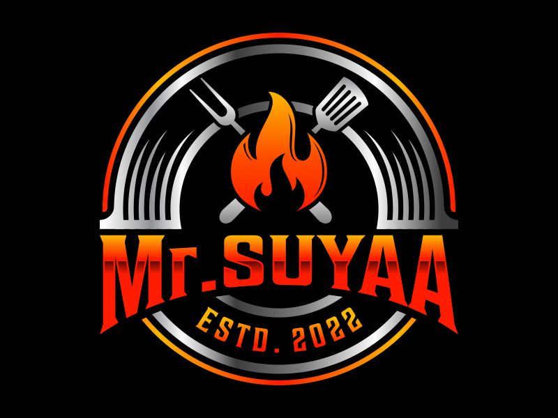 Mr.Suyaa logo design by funsdesigns