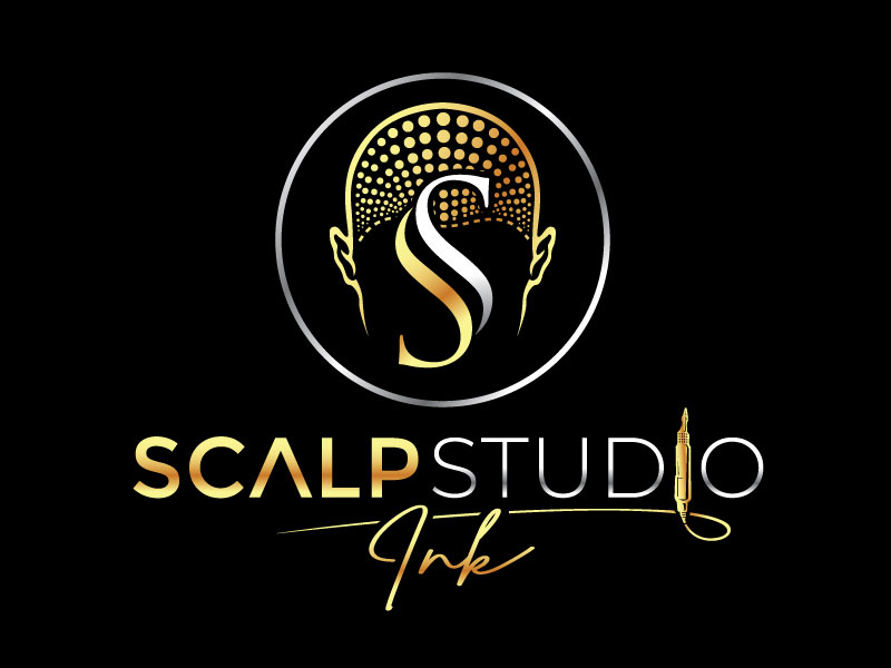 The Scalp Studio Ink logo design by REDCROW