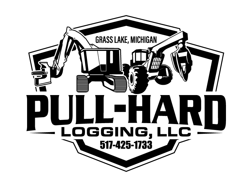 Pull-Hard Logging LLC logo design by daywalker