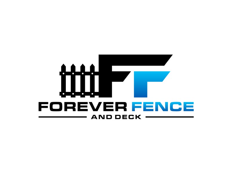 Forever Fence and Deck logo design by Artomoro