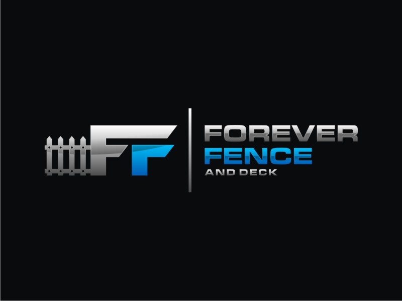 Forever Fence and Deck logo design by Artomoro