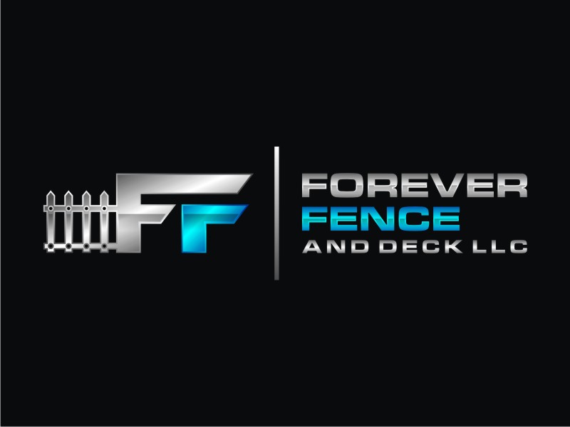 Forever Fence and Deck logo design by Artomoro