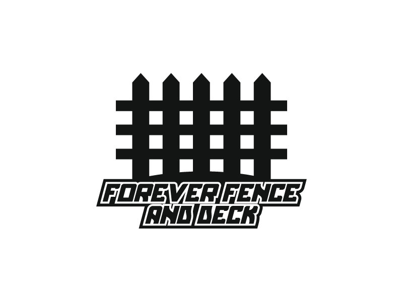 Forever Fence and Deck logo design by aryamaity