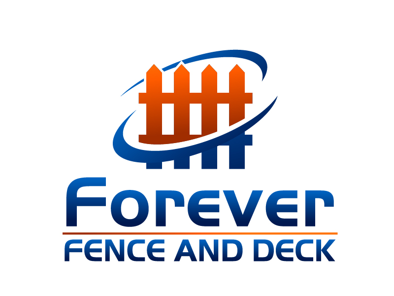 Forever Fence and Deck logo design by Dawnxisoul393