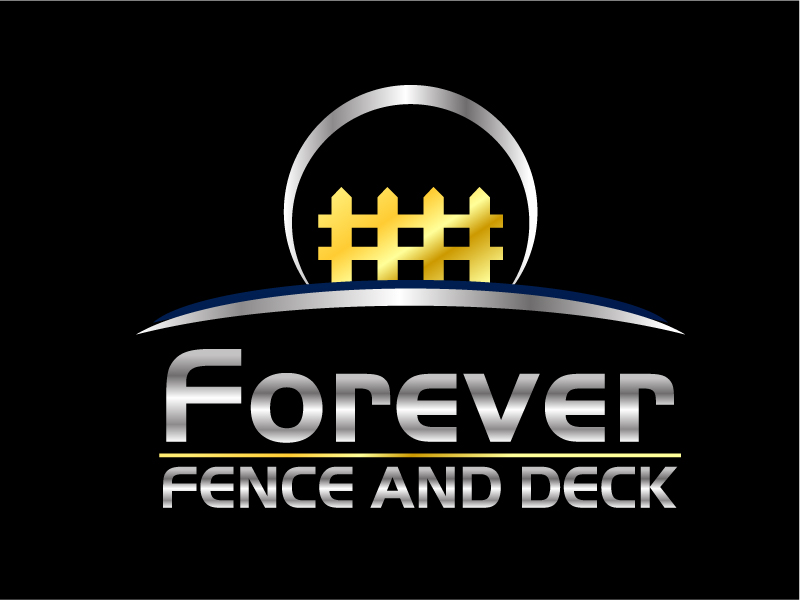 Forever Fence and Deck logo design by Dawnxisoul393