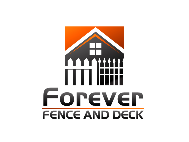 Forever Fence and Deck logo design by Dawnxisoul393
