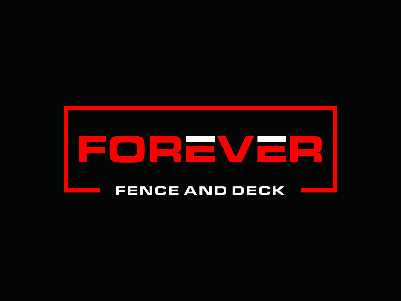 Forever Fence and Deck logo design by christabel