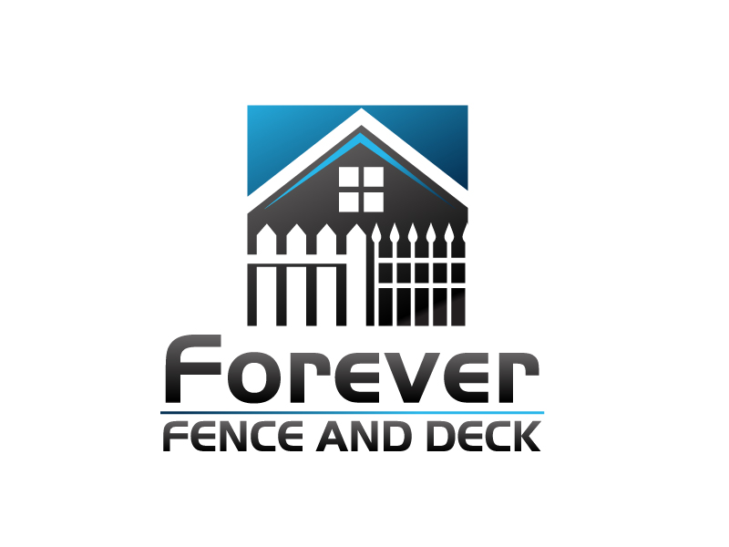 Forever Fence and Deck logo design by Dawnxisoul393