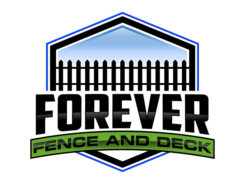 Forever Fence and Deck logo design by LogoQueen