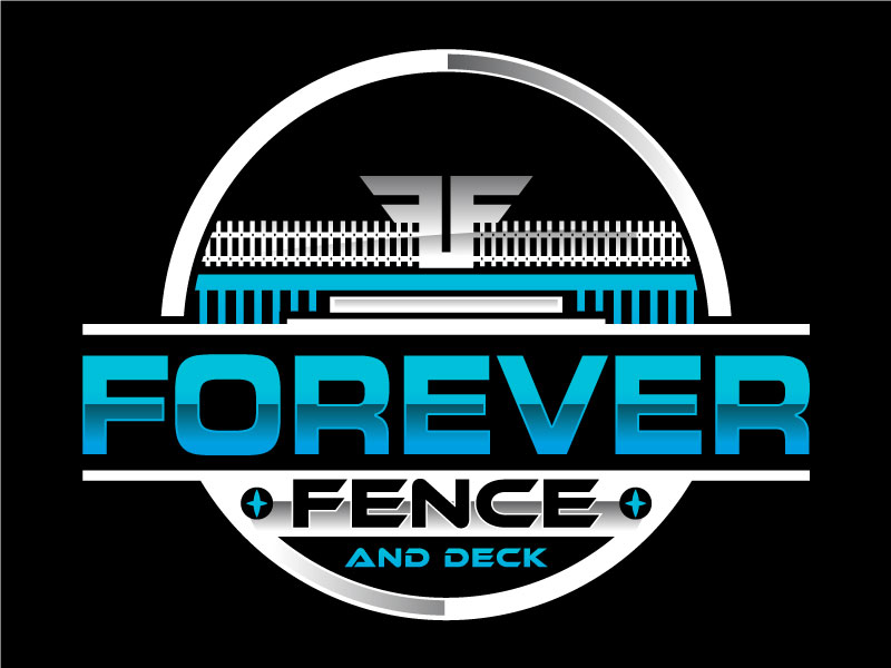 Forever Fence and Deck logo design by Suvendu